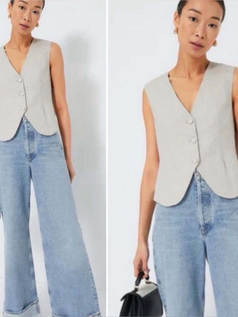 Tuckernuck Tan Linen-Blend Vest